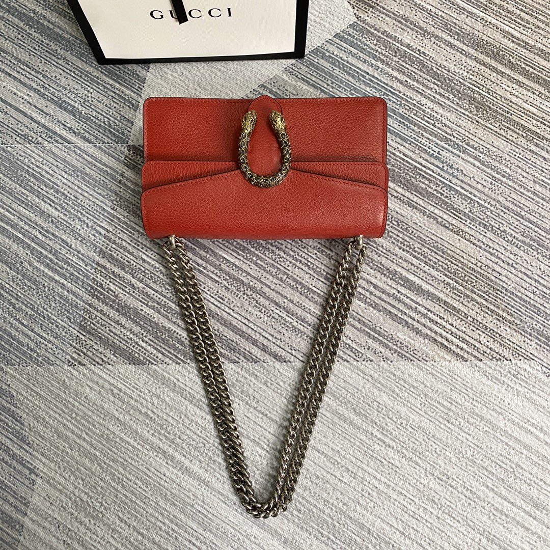 Gucci Dionysus Small Shoulder Bag 499623 Red